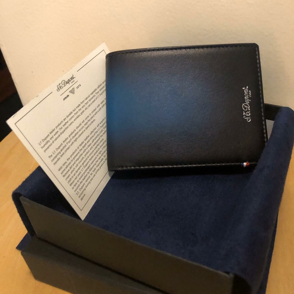 ST Dupont Atelier bifold wallet new in original pa